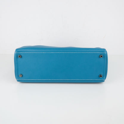 Hermes｜ Kelly 32 Handbag Blue Jean Swift 2005
