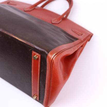 Hermes Birkin 40 in Boxcalf/Amazonia Brique/Brown 1999 GHW, corner4