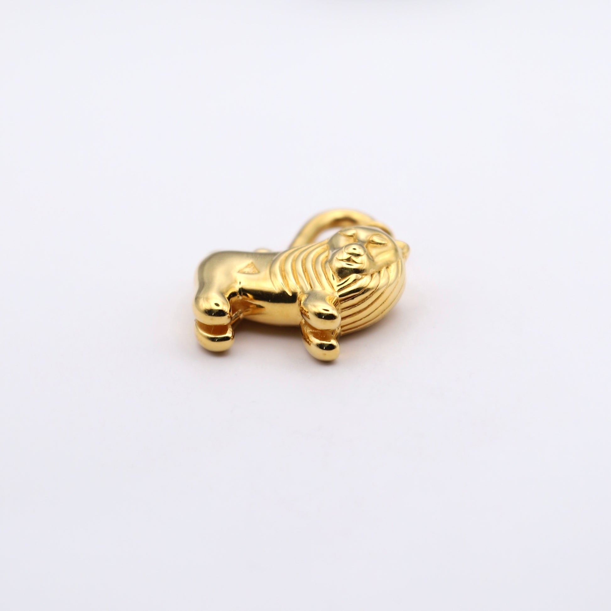 Hermes 1997 Limited Lion Cadena Padlock Gold Plated， bottom