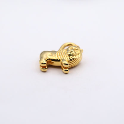 Hermes 1997 Limited Lion Cadena Padlock Gold Plated， bottom