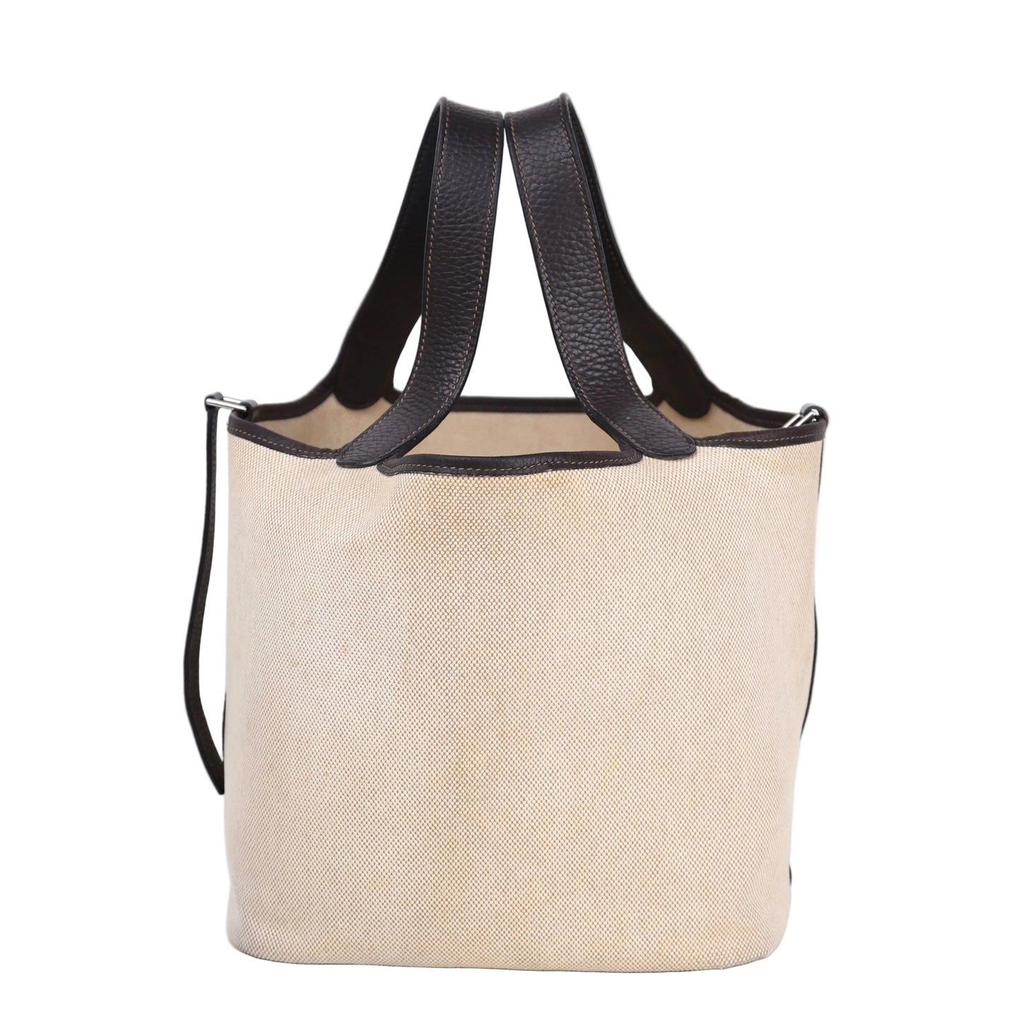 Hermes｜Picotin MM Handbag Toile Ebene 2004