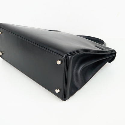 Hermes｜ Kelly32 Handbag  Box Calf  Black 2001