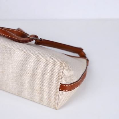 Hermes｜ Berlingot Shoulder Bag Barenia/Toile 2001