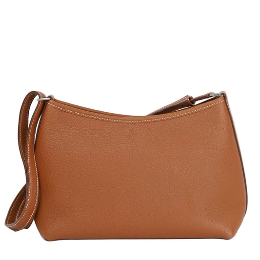 Hermes Berlingot Shoulder Bag in Togo Gold 2002, front view