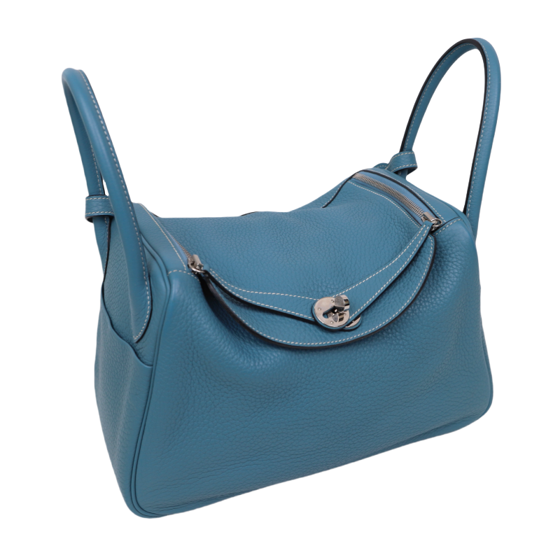 Hermes｜ Lindy 30 Blue Jean Taurillon Clemence  2013