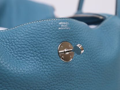 Hermes｜ Lindy 30 Blue Jean Taurillon Clemence  2013