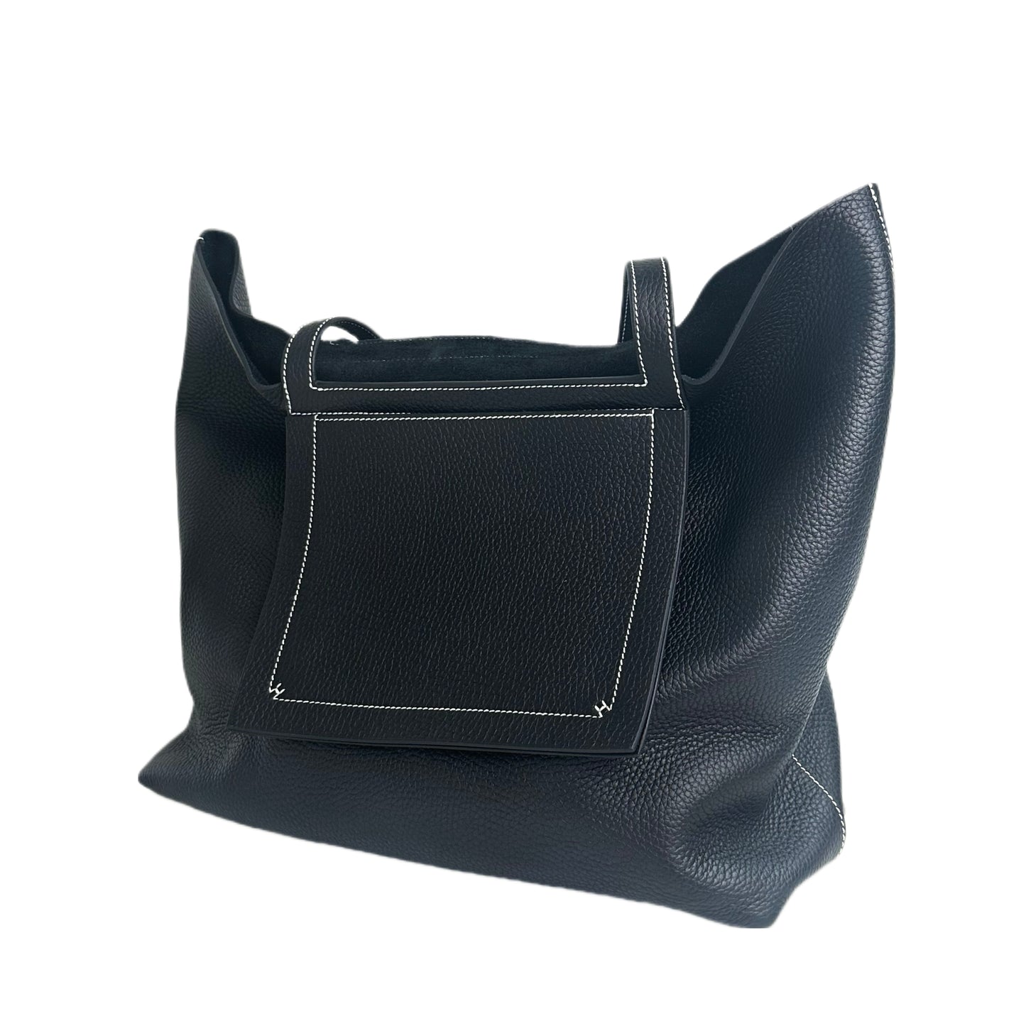 Hermes｜Cabasellier  totebag Black  Taurillon Clemence 2022