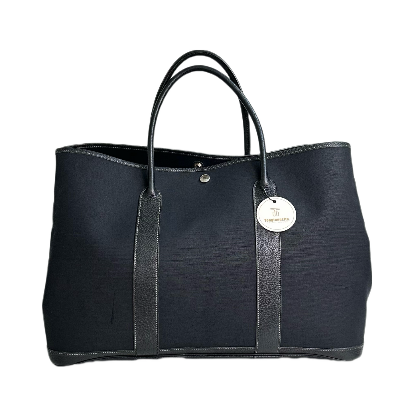 Hermes｜Garden party MM Canvas BlacK 2006