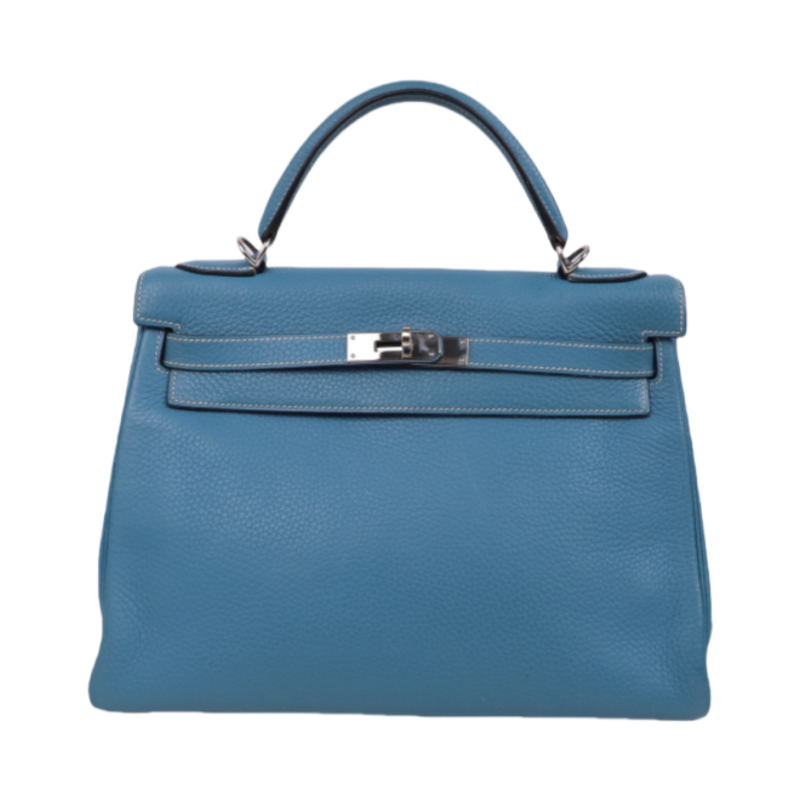 Hermes｜ Kelly 32 Blue Jean Togo 2004