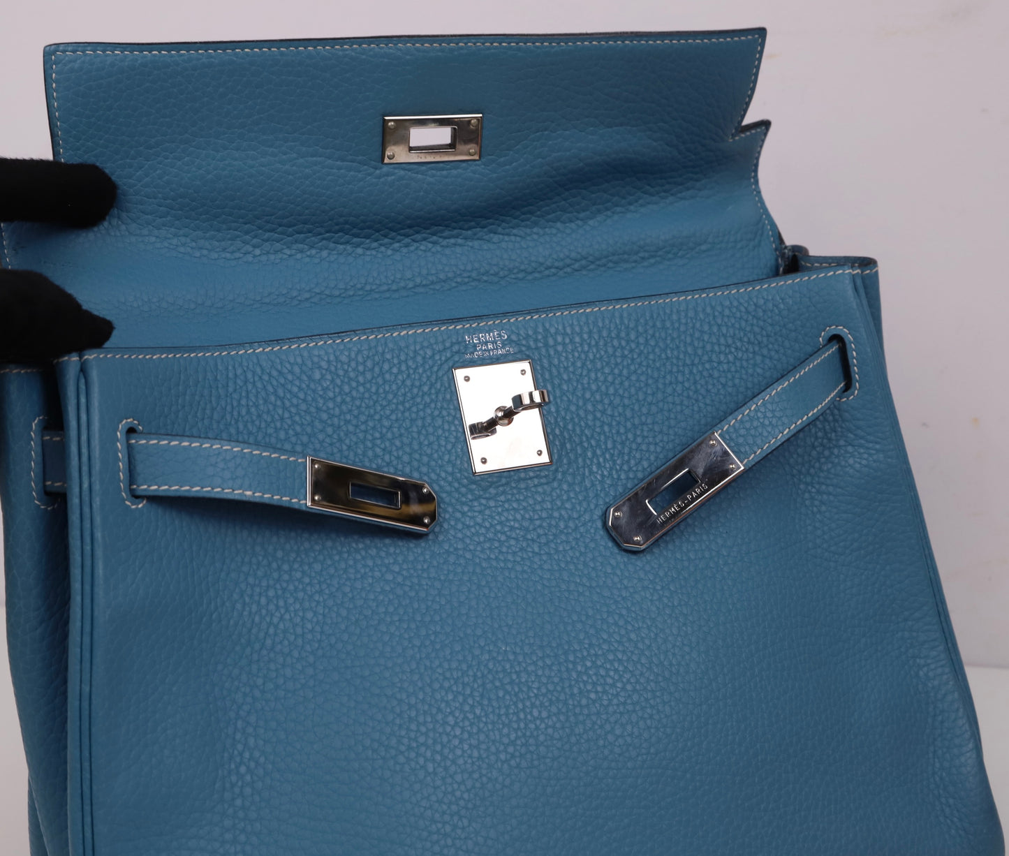 Hermes｜ Kelly 32 Blue Jean Togo 2004