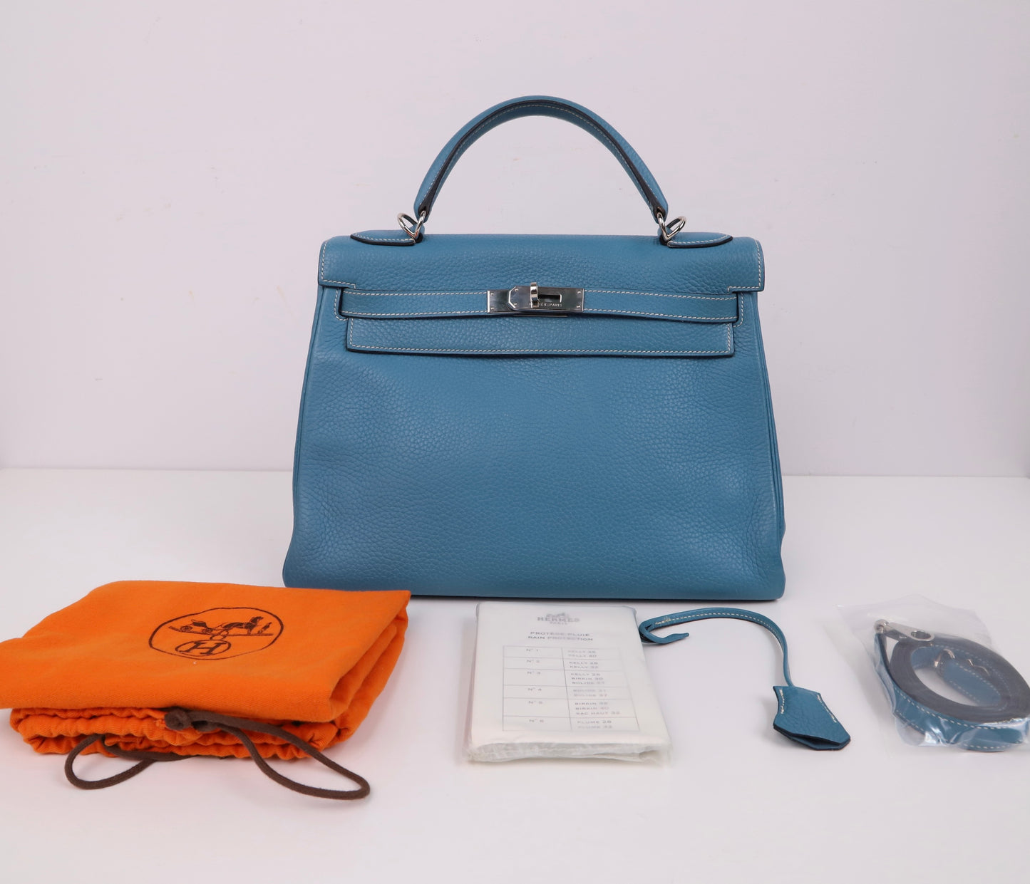 Hermes｜ Kelly 32 Blue Jean Togo 2004