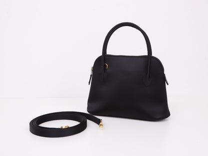 Hermes｜ Mini Bolide Handbag Silk 1997 Black