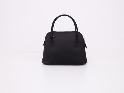 Hermes｜ Mini Bolide Handbag Silk 1997 Black