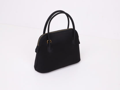 Hermes｜ Mini Bolide Handbag Silk 1997 Black