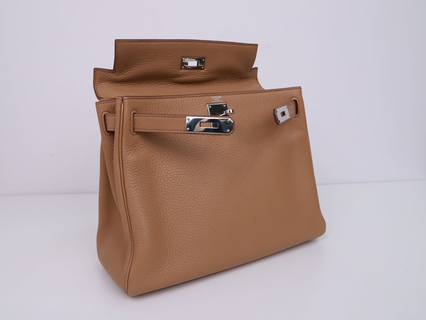 Hermes｜ Kelly 28 Handbag Togo Tabac Camel 2008