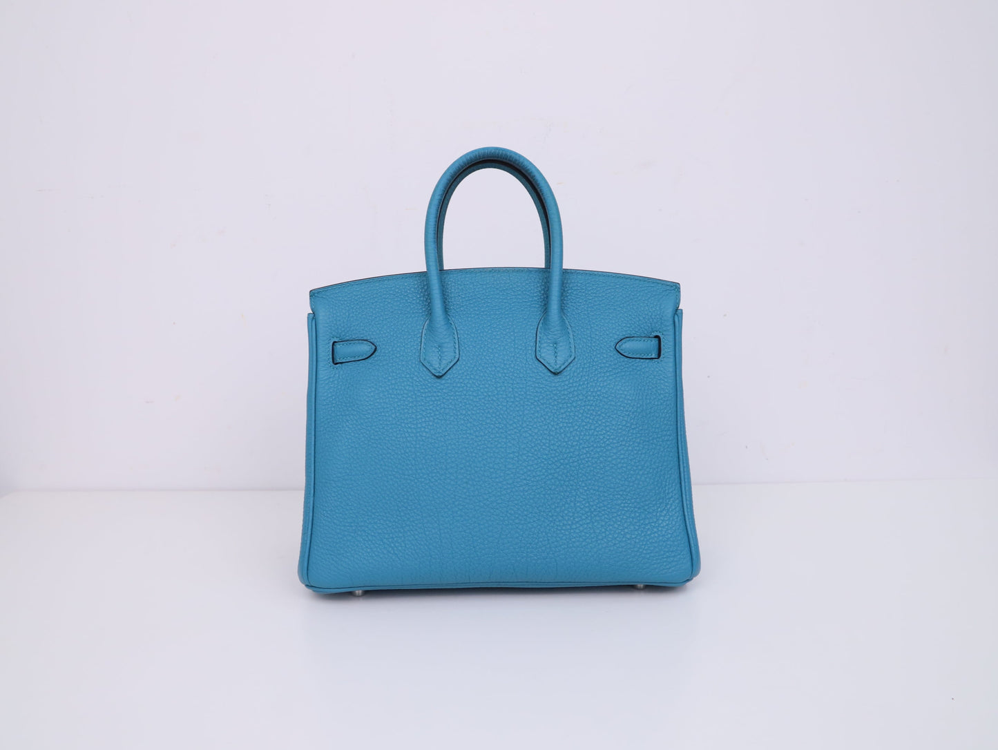 Hermes｜Birkin25 手提包 松石蓝 Togo 口H 2004 