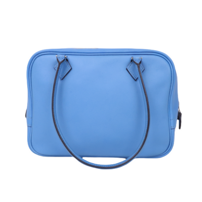 Hermes｜ Plume Mini Handbag Blue Paradise 2015