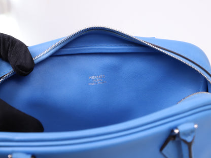 Hermes｜ Plume Mini Handbag Blue Paradise 2015