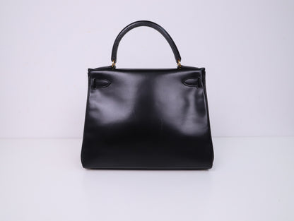 Hermes｜ Kelly28 Handbag Box calf 1999