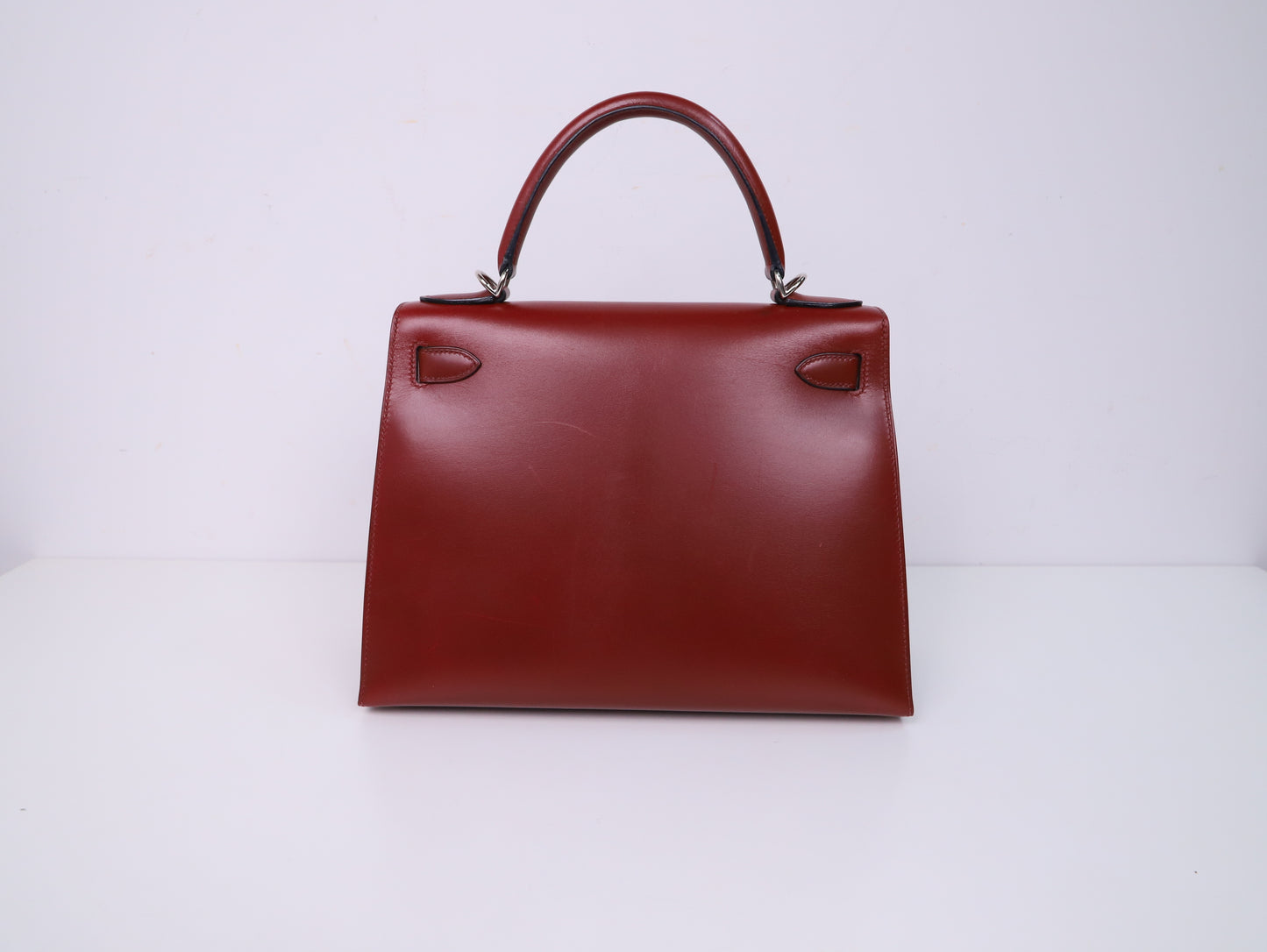 Hermes｜ Kelly 28 Handbag Box Calf Rough H 2001