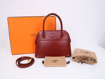 Hermes｜ Bolide 27 Handbag Box Calf  1999