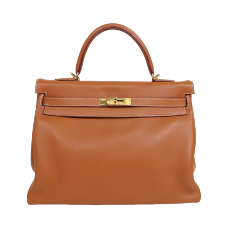 Hermes｜ Kelly 35 Handbag  Swift 2001 Gold