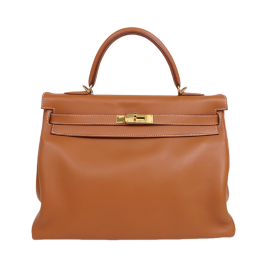 Hermes｜ Kelly 35 Handbag  Swift 2001 Gold