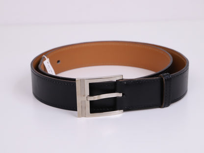 Hermes | Silver/Black Belt Box Calf 2006 30mm