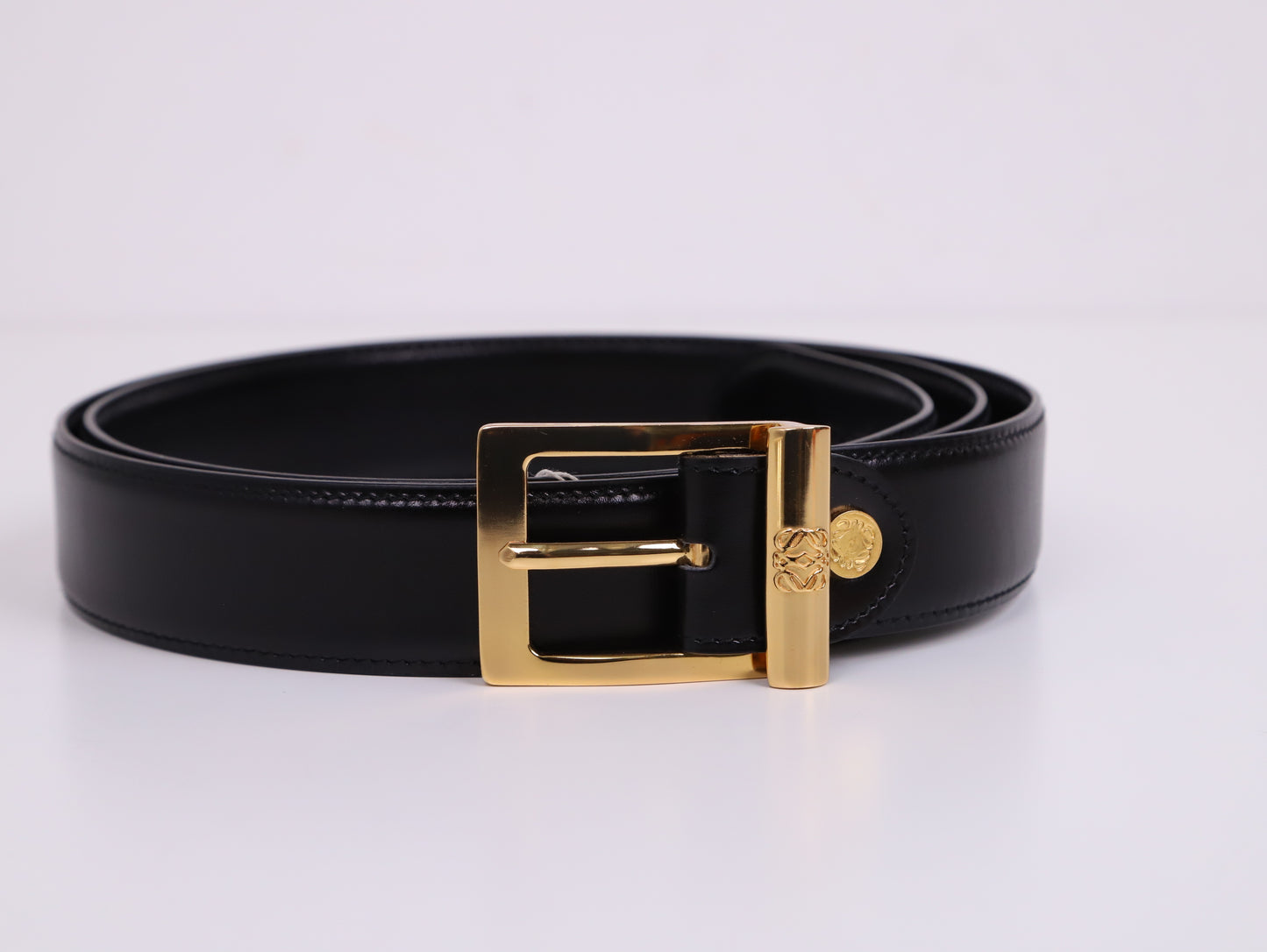 Loewe | Black  Men's Belt Black  150 Anniversary