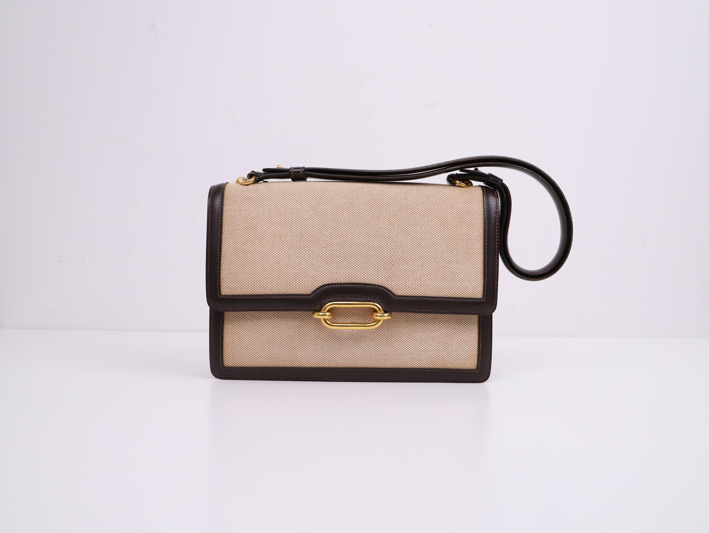 Hermes｜ Fonsbelle Canvas/Box Calf  1976