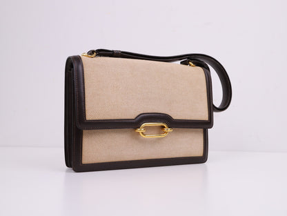 Hermes｜ Fonsbelle Canvas/Box Calf  1976