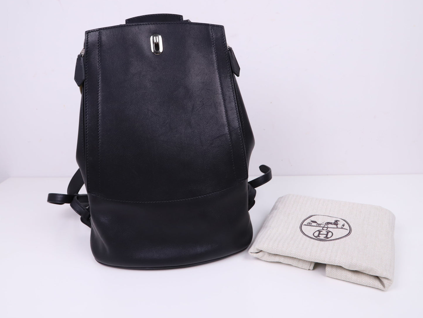 Hermes｜ GR24 Black 2019 Evergrain Backpack