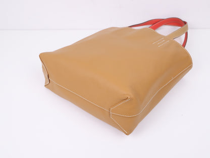 Hermes｜ Double Sens 28 shoulder bag  Swift  Natural Sable/Rose Jaipur 2012