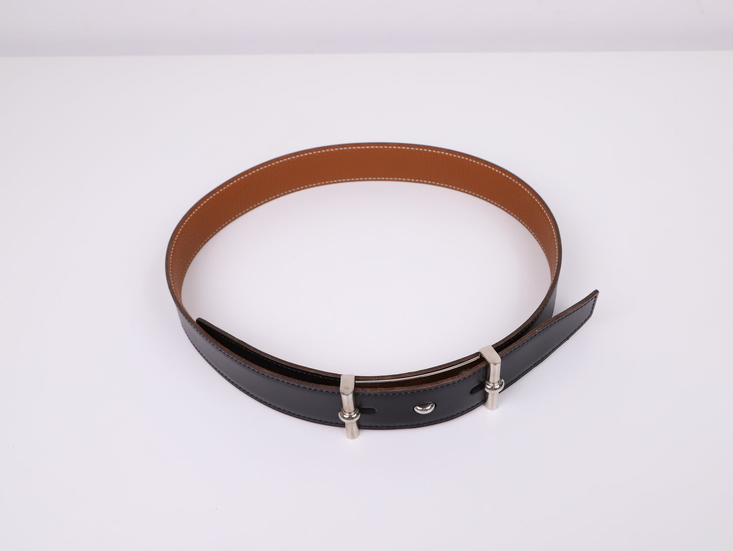 Hermes |   Belt  Reversible leather strap 30mm