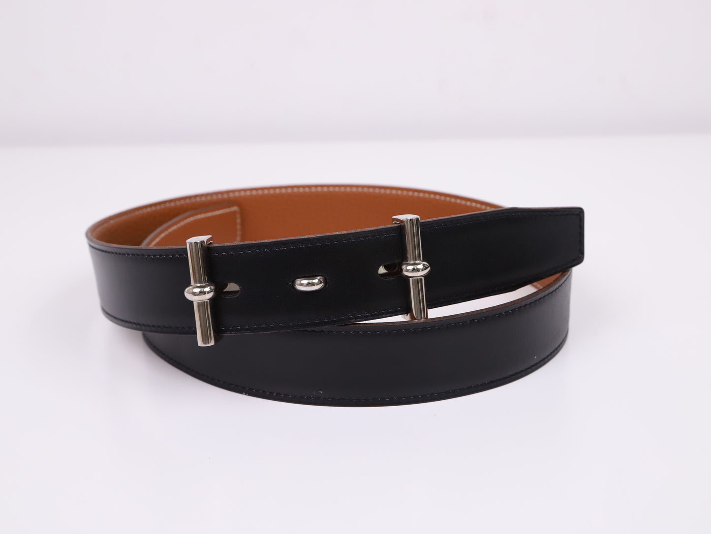 Hermes |   Belt  Reversible leather strap 30mm