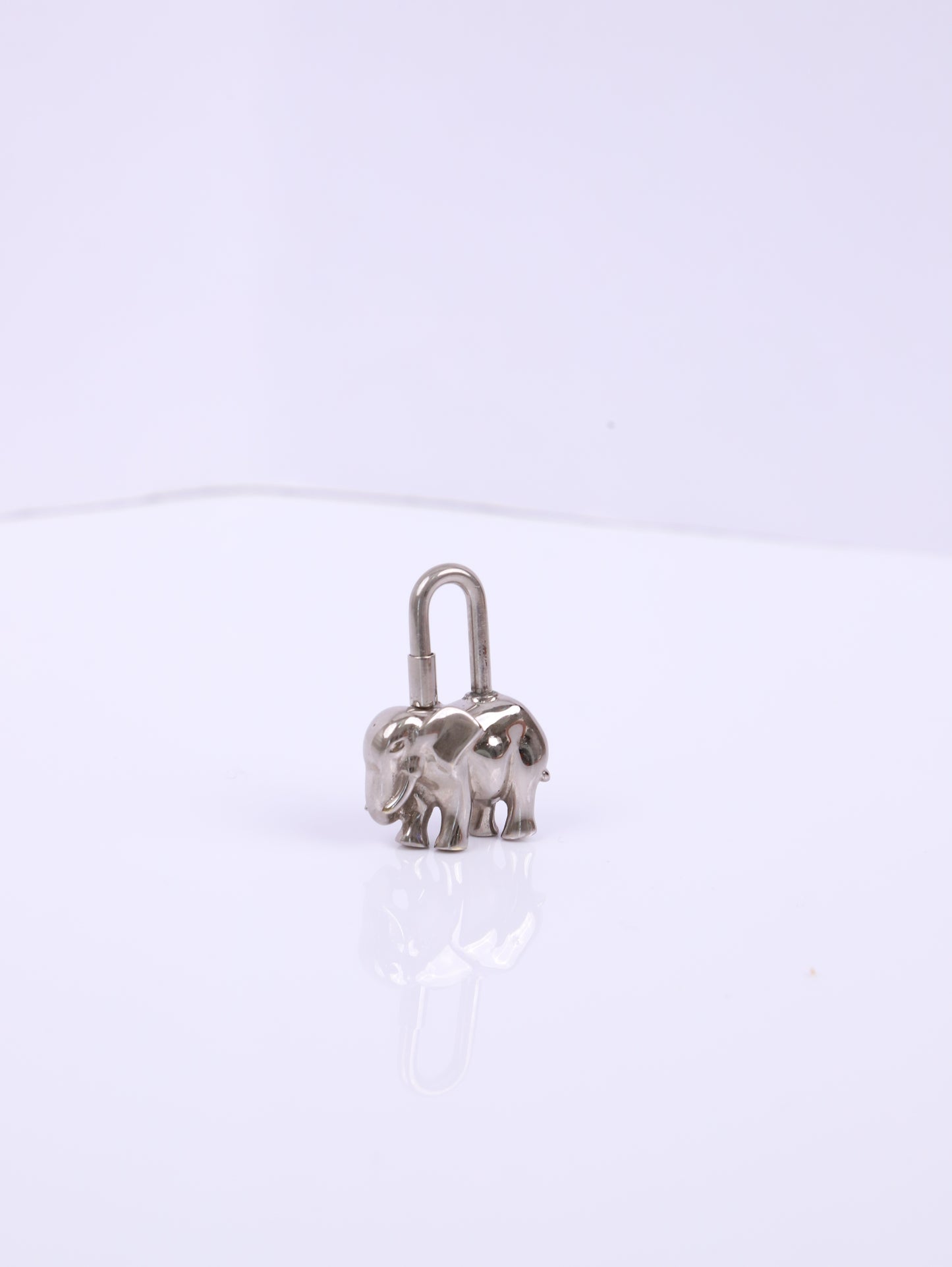 Hermes| Cadena Lock Silver 1997 Elephant