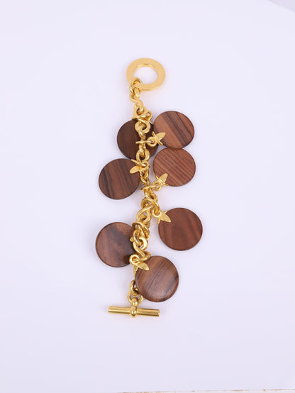 Celine |Vintage Bracelet Wood