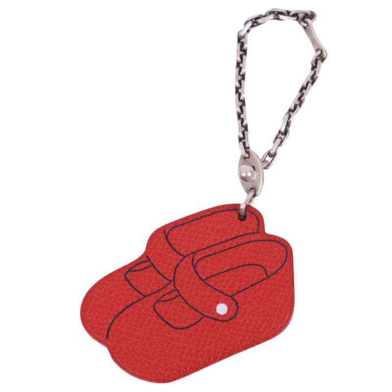 Hermes | S925 Bag Charm 2007 YoKohama Takashimaya Limited  Little Red Shoes