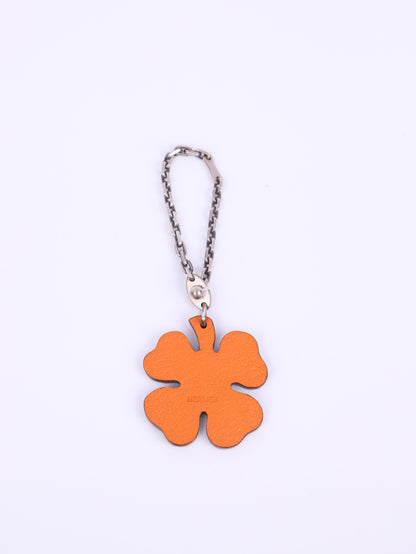 Hermes | S925 bag charm Clover Vert Anis Cherve