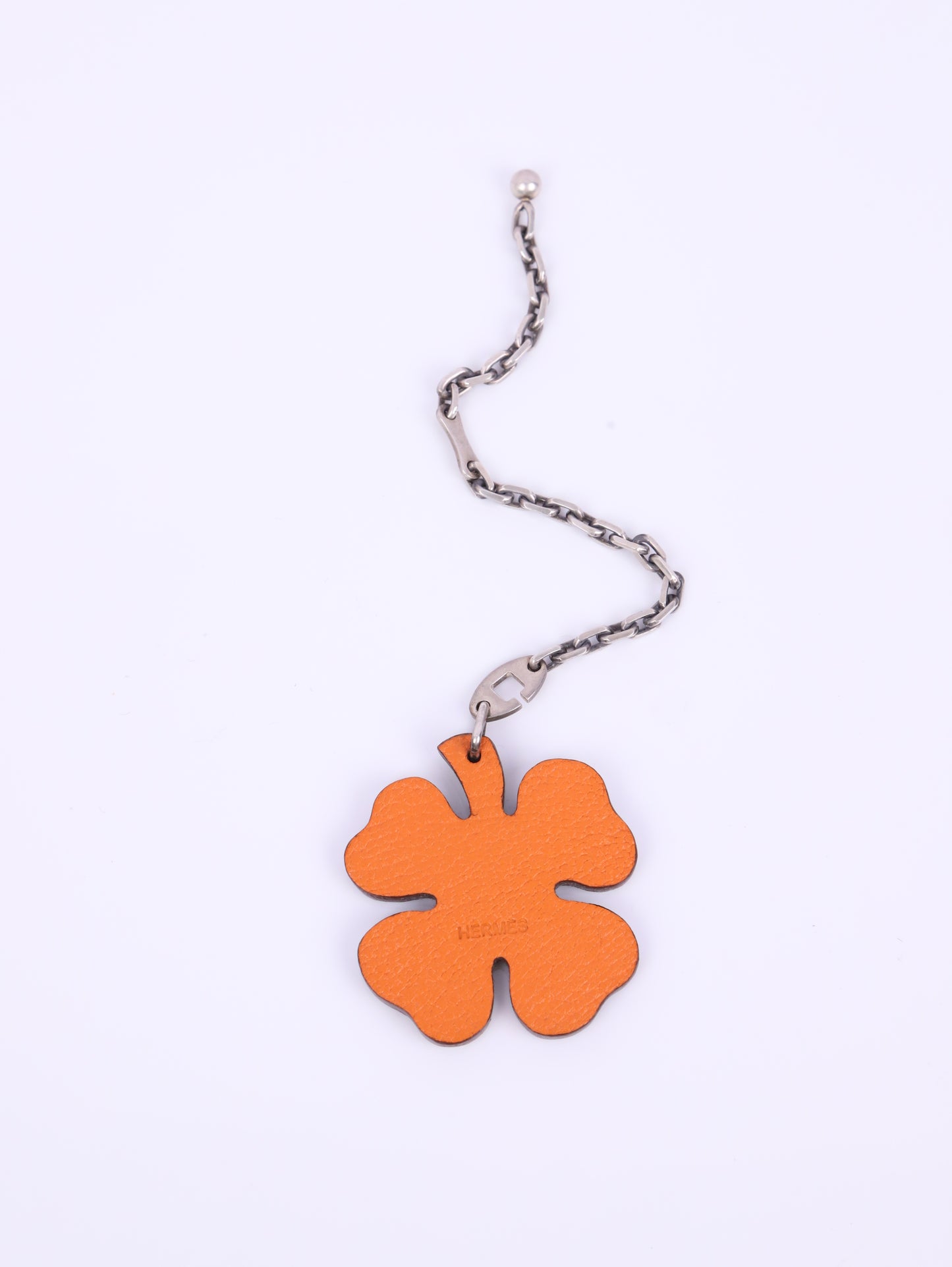 Hermes | S925 bag charm Clover Vert Anis Cherve