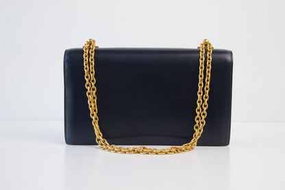 Hermes｜ Olympie Box Calf 1977 chain shoulder bag