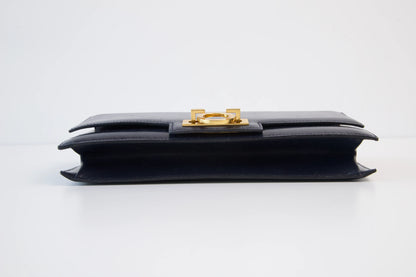 Hermes｜ Olympie Box Calf 1977 chain shoulder bag