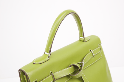 Hermes｜Kelly Flat Vert Anis handbag 2007